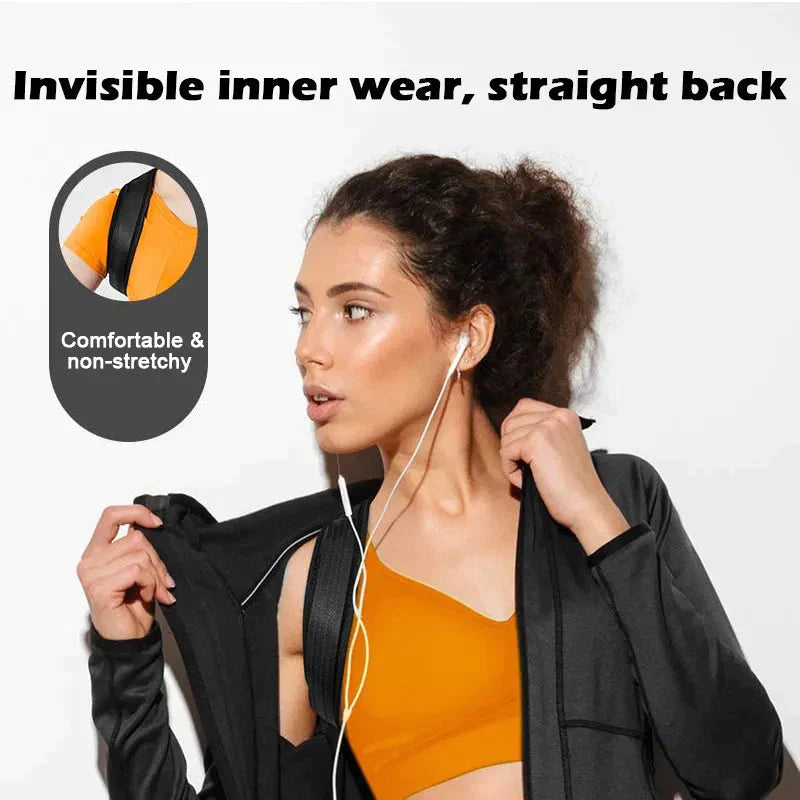 🔥Transformation en 21 jours ! 🔥 Ceinture de correction de posture réglable (votre solution ultime pour un dos plus sain !)