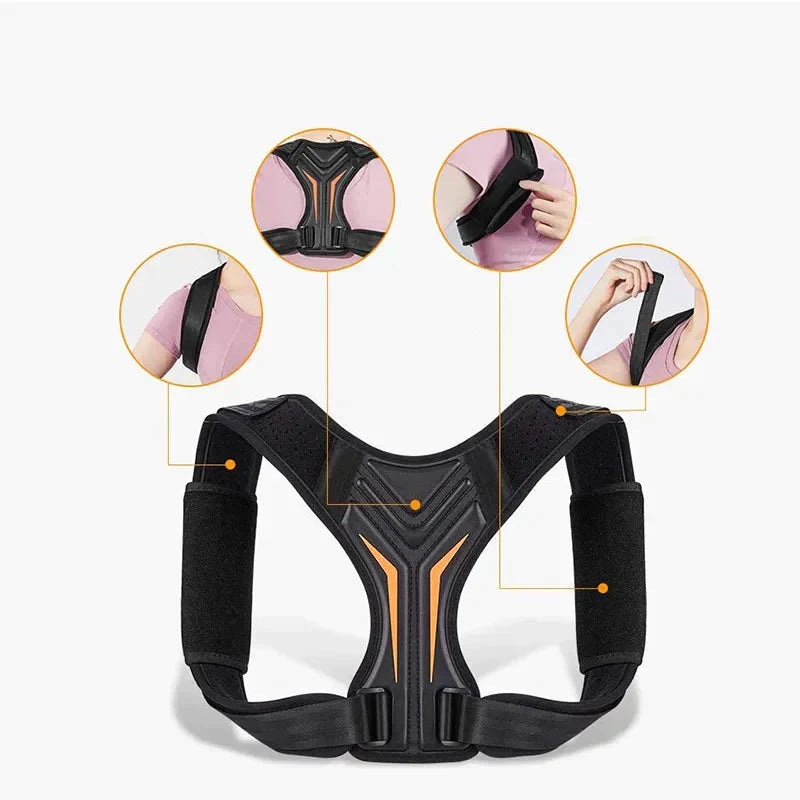 🔥Transformation en 21 jours ! 🔥 Ceinture de correction de posture réglable (votre solution ultime pour un dos plus sain !)