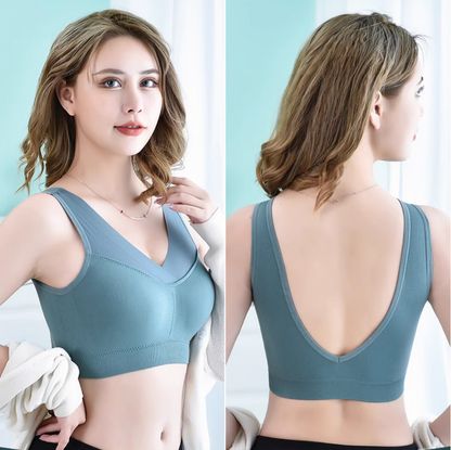 Soutien-gorge de sport sans armature pour femme en grande taille,  anti-affaissement-BH53