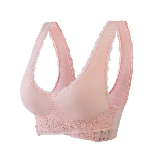 Soutien-gorge push-up sans couture avec boucle latérale croisée à l'avant - BH06