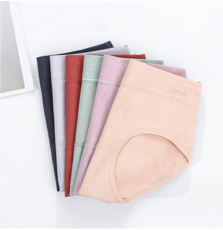 Graphène antibactérien femmes pur coton Panty femmes，Culotte en coton pur à taille moyenne pour femme-VH16
