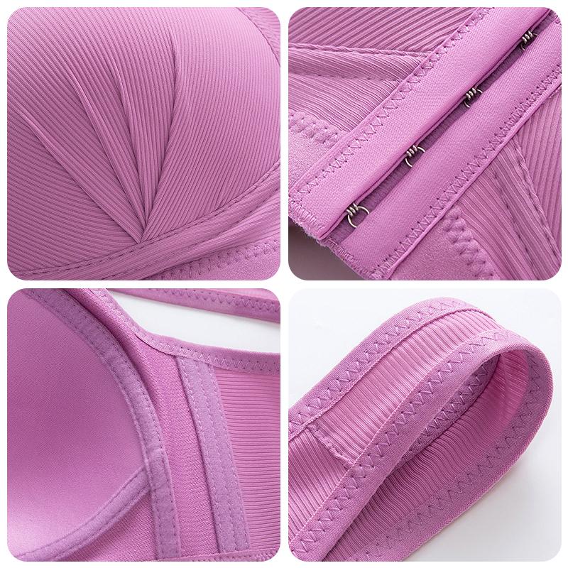 Soutien-gorge confortable à fermeture avant élastique avec push-up en taille plus BH23