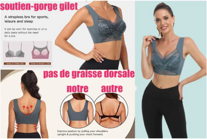 🔥Meilleure Vente 2024 Achetez-en un, Obtenez-en un Gratuit ! 🔥 Nouveau Soutien-Gorge de Hiver en Dentelle sans Armature et Respirant (BH34)