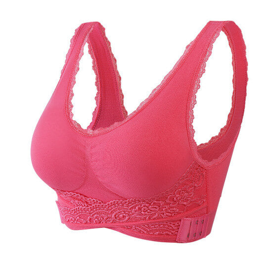 Soutien-gorge push-up sans couture avec boucle latérale croisée à l'avant - BH06