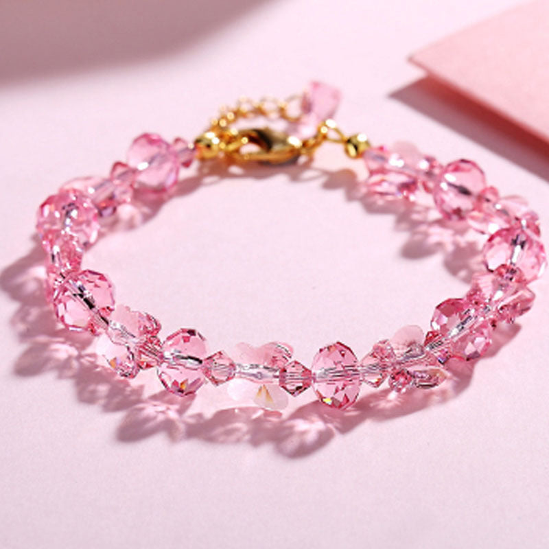 Fresh Glass Butterfly bracelet bijoux en cristal-BT137