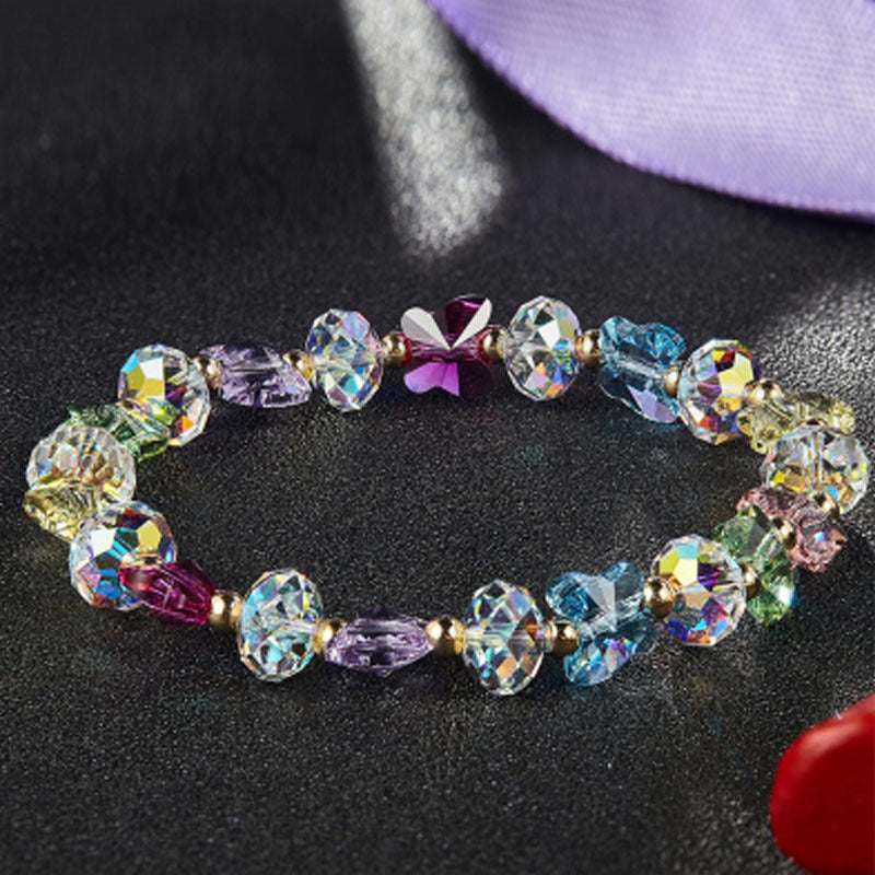 Fresh Glass Butterfly bracelet bijoux en cristal-BT137
