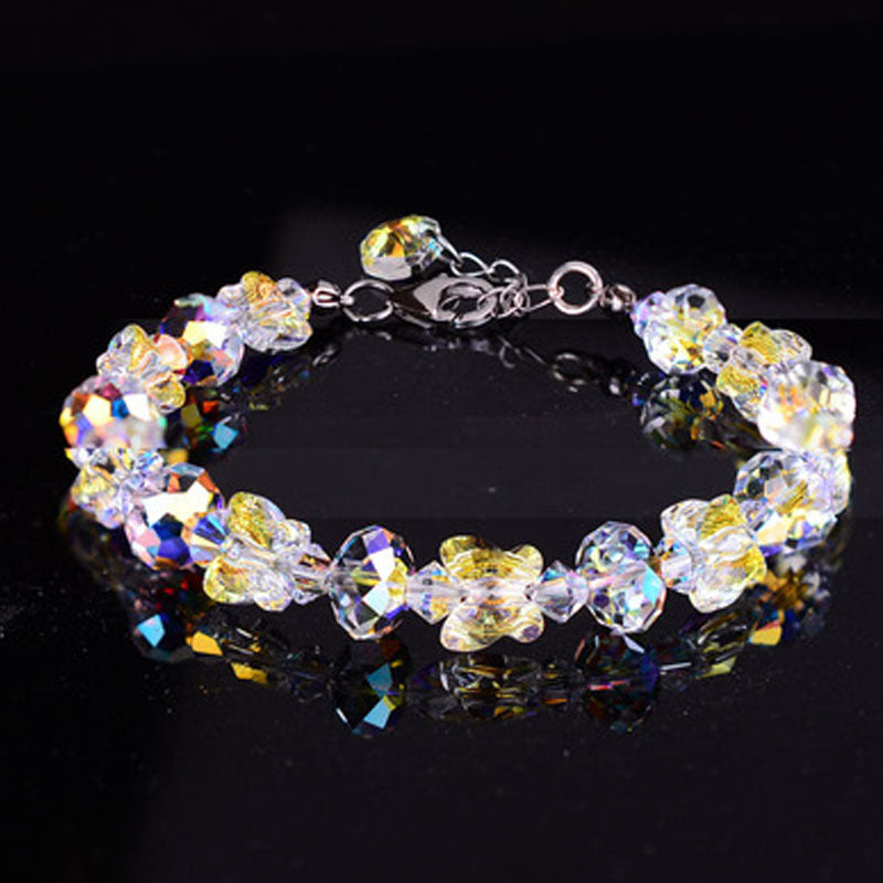 Fresh Glass Butterfly bracelet bijoux en cristal-BT137