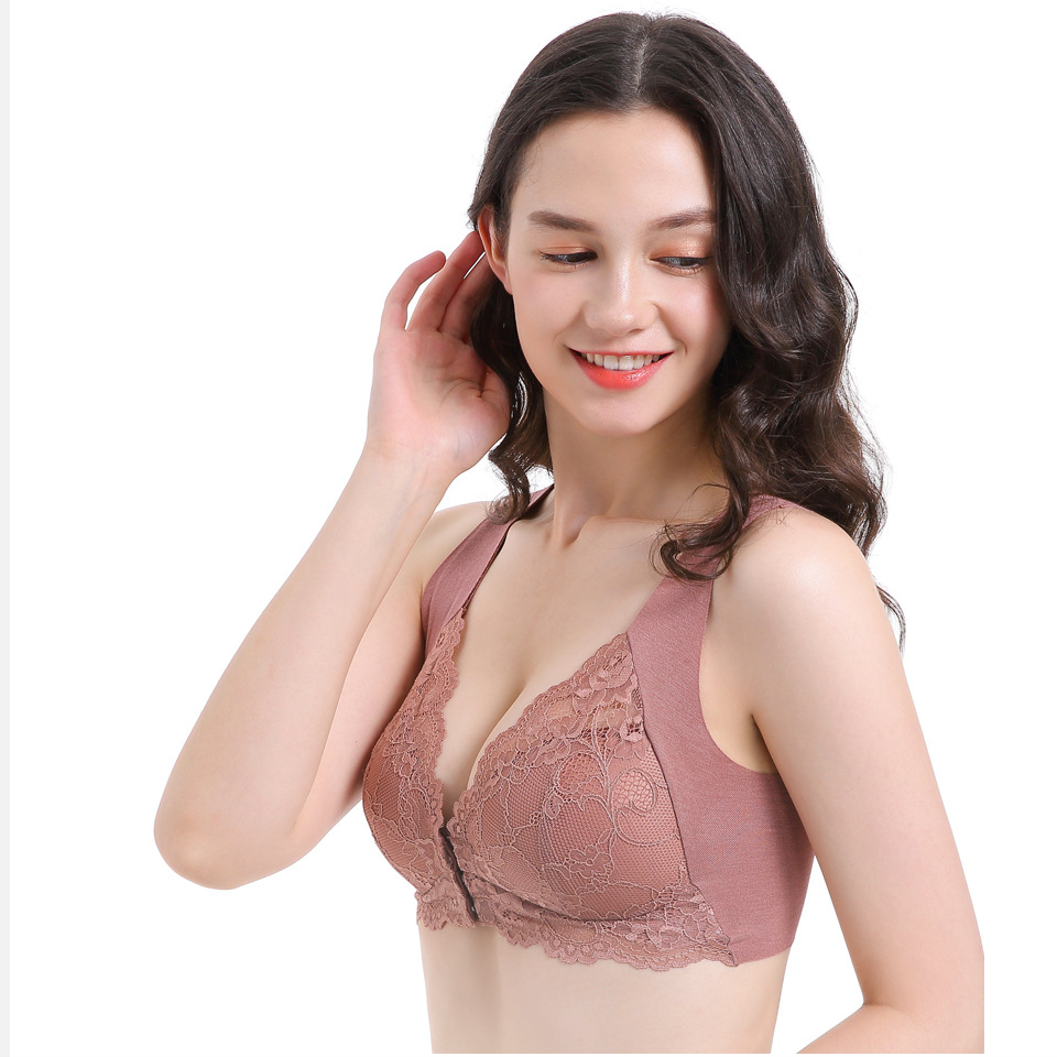 DERNIER JOUR 49% DE RÉDUCTION - Soutien-gorge pour femmes à fermeture avant, dos de beauté 5D, soutien-gorge de sport confortable BH07