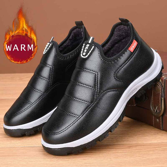 🔥🎁Hommes Outdoor cuir imperméable marche chaussures chaudes w181 (Achetez 2 avec livraison gratuite)