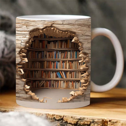 🔥Meilleur Cadeau de Fête 2025🔥Tasse à Café en Céramique à Effet 3D pour la Personne que Vous Aimez