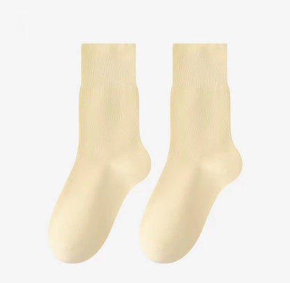 Chaussettes pour femmes mi-hautes, amples, antibactériennes en pur coton avec désodorisant SO 03