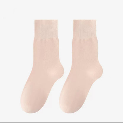 Chaussettes pour femmes mi-hautes, amples, antibactériennes en pur coton avec désodorisant SO 03