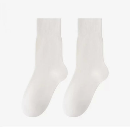 Chaussettes pour femmes mi-hautes, amples, antibactériennes en pur coton avec désodorisant SO 03