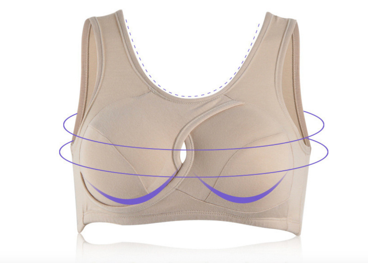 🎄Vente chaude de Noël 49% de réduction 🔥 Soutien - gorge sans fil anti - affaissement instantané en pur coton-BH55