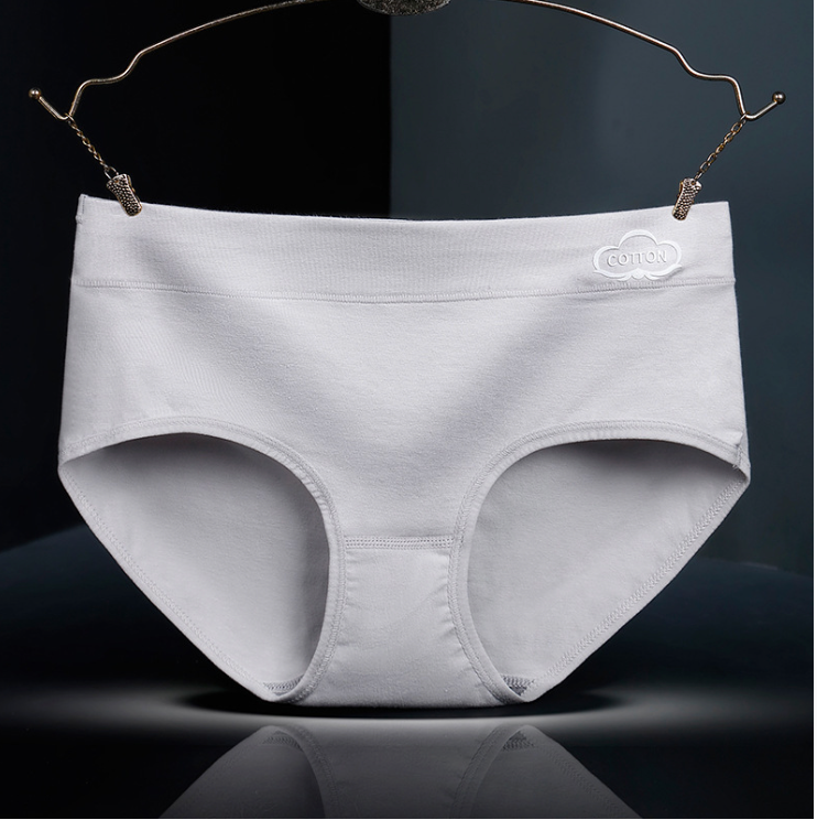 Graphène antibactérien femmes pur coton Panty femmes，Culotte en coton pur à taille moyenne pour femme-VH16