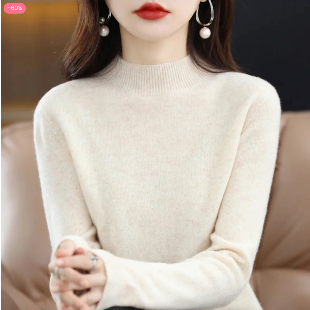 Offre Spéciale de la Saint-Valentin-50 % 🔥 : Pull en cachemire pour femmes, doux, chaud, uni, nouveau style hivernal-KW04