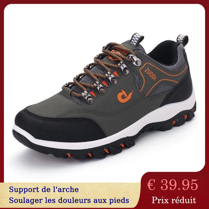 Chaussures de marche Zuodi pour hommes (soutien de la voûte plantaire, soulagement de la douleur au pied) - Achetez-en 2, livraison gratuite