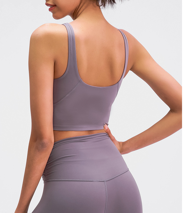 Soutien-gorge de sport pour femme, soutien-gorge de course à haute intensité et haut de yoga anti-choc-BH66