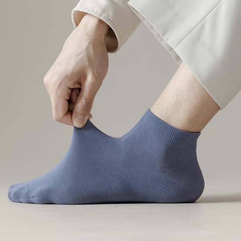 Chaussettes courtes d'hiver en coton pour hommes