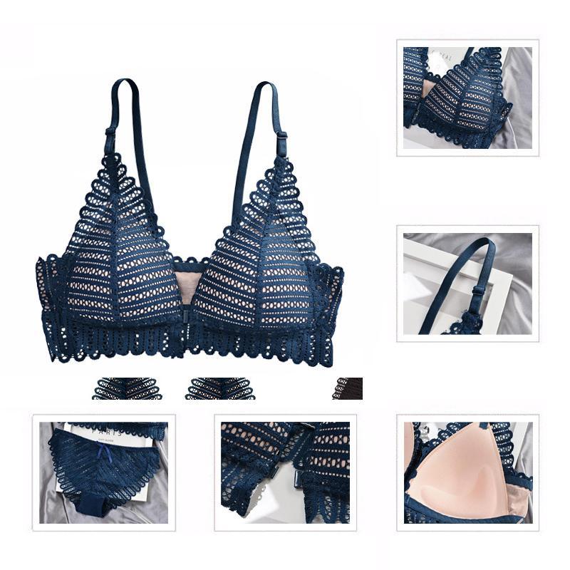 Soutien-gorge à bord respirant avec fermeture avant - (BH19)