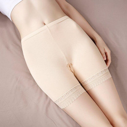 Shorts en dentelle à trois points anti-transparence (SH04)