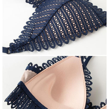 Soutien-gorge à bord respirant avec fermeture avant - (BH19)
