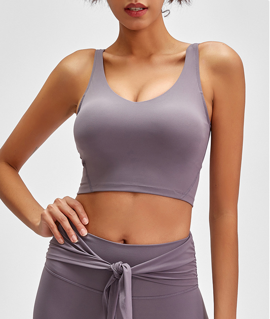 Soutien-gorge de sport pour femme, soutien-gorge de course à haute intensité et haut de yoga anti-choc-BH66