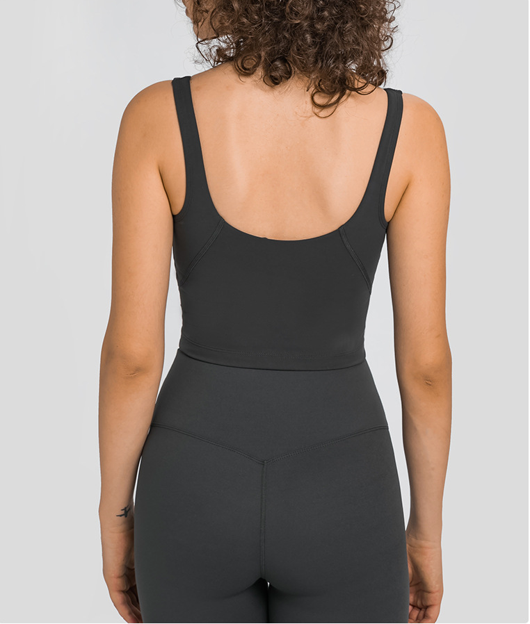 Soutien-gorge de sport pour femme, soutien-gorge de course à haute intensité et haut de yoga anti-choc-BH66