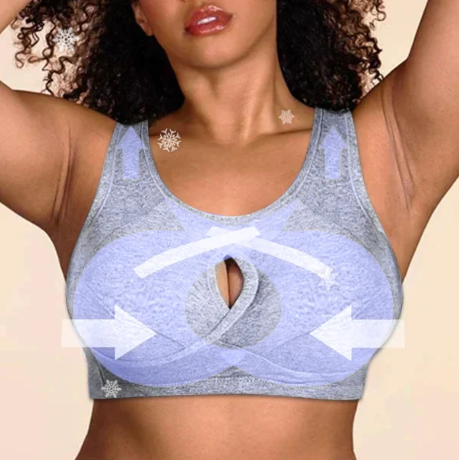 🎄Vente chaude de Noël 49% de réduction 🔥 Soutien - gorge sans fil anti - affaissement instantané en pur coton-BH55