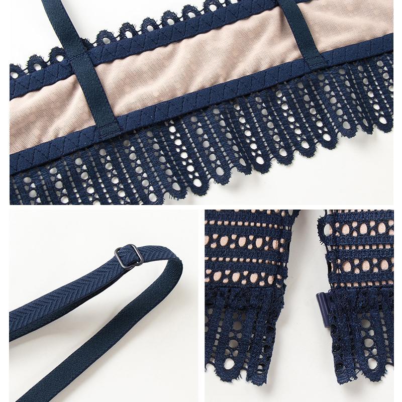 Soutien-gorge à bord respirant avec fermeture avant - (BH19)