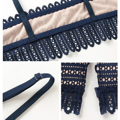 Soutien-gorge à bord respirant avec fermeture avant - (BH19)
