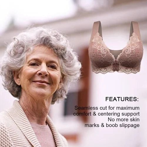 DERNIER JOUR 49% DE RÉDUCTION - Soutien-gorge pour femmes à fermeture avant, dos de beauté 5D, soutien-gorge de sport confortable BH07