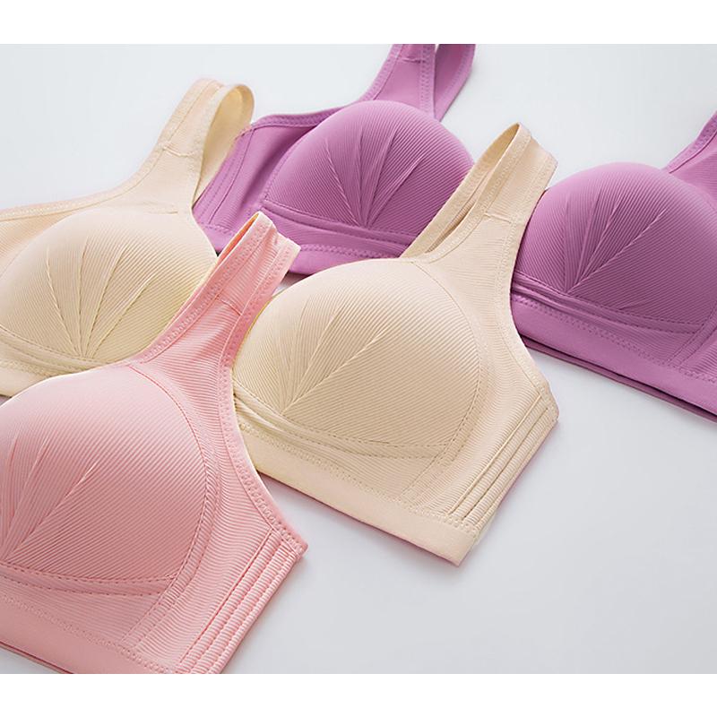 Soutien-gorge confortable à fermeture avant élastique avec push-up en taille plus BH23