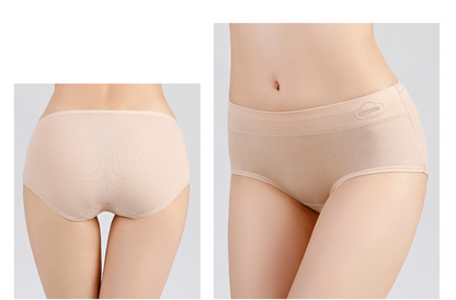 Graphène antibactérien femmes pur coton Panty femmes，Culotte en coton pur à taille moyenne pour femme-VH16