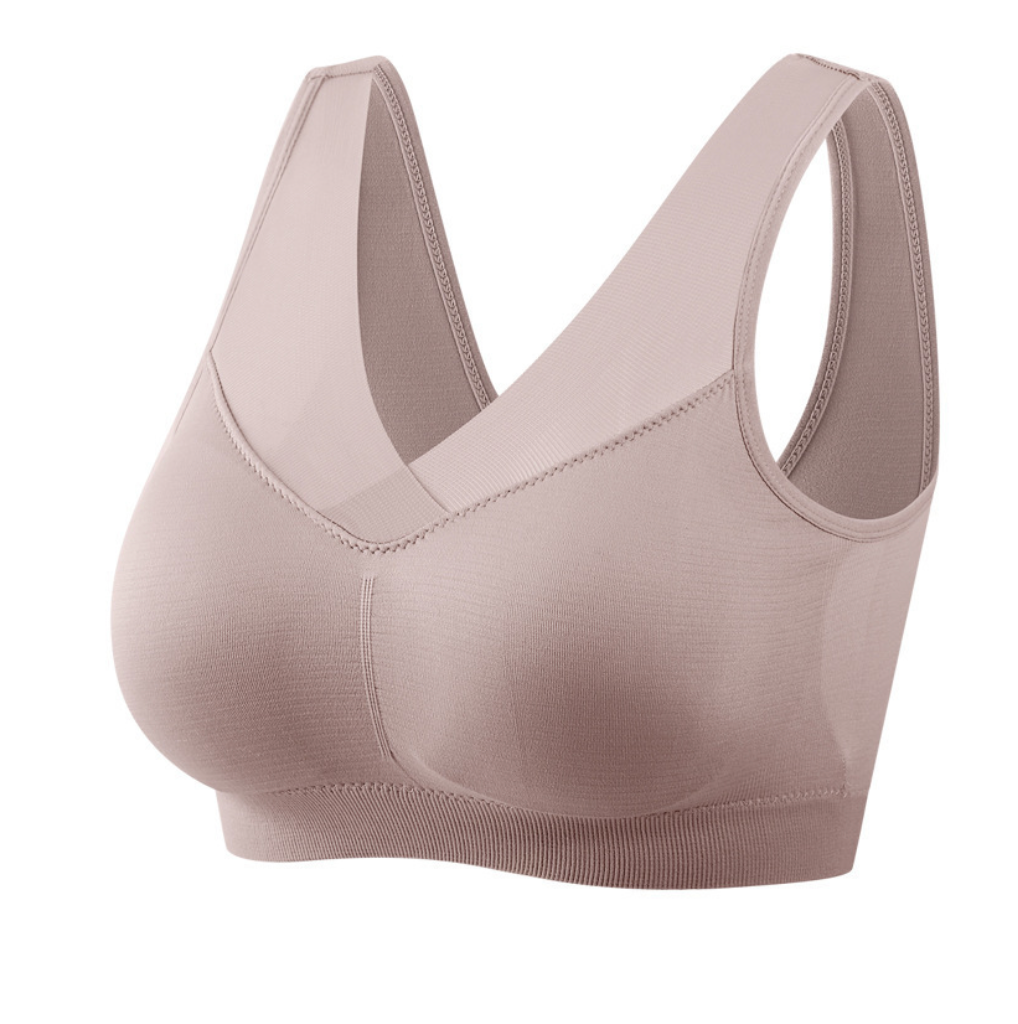 Soutien-gorge de sport sans armature pour femme en grande taille,  anti-affaissement-BH53