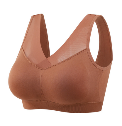 Soutien-gorge de sport sans armature pour femme en grande taille,  anti-affaissement-BH53