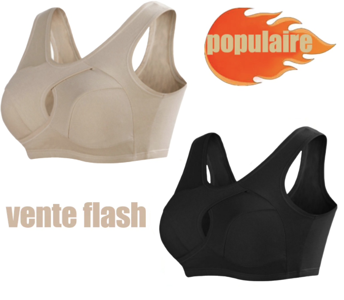 🎄Vente chaude de Noël 49% de réduction 🔥 Soutien - gorge sans fil anti - affaissement instantané en pur coton-BH55