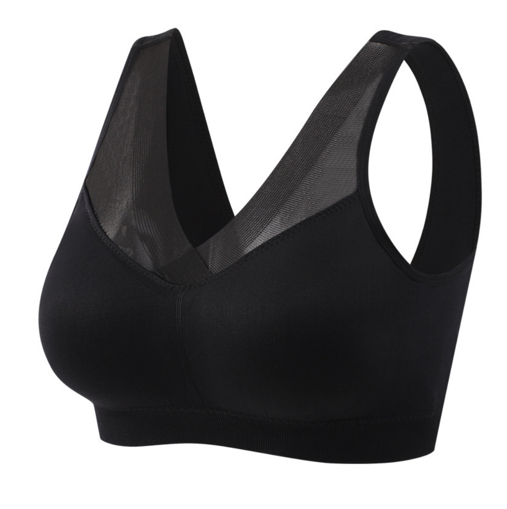 Soutien-gorge de sport sans armature pour femme en grande taille,  anti-affaissement-BH53