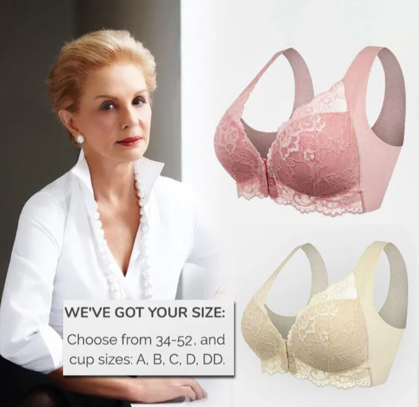 DERNIER JOUR 49% DE RÉDUCTION - Soutien-gorge pour femmes à fermeture avant, dos de beauté 5D, soutien-gorge de sport confortable BH07