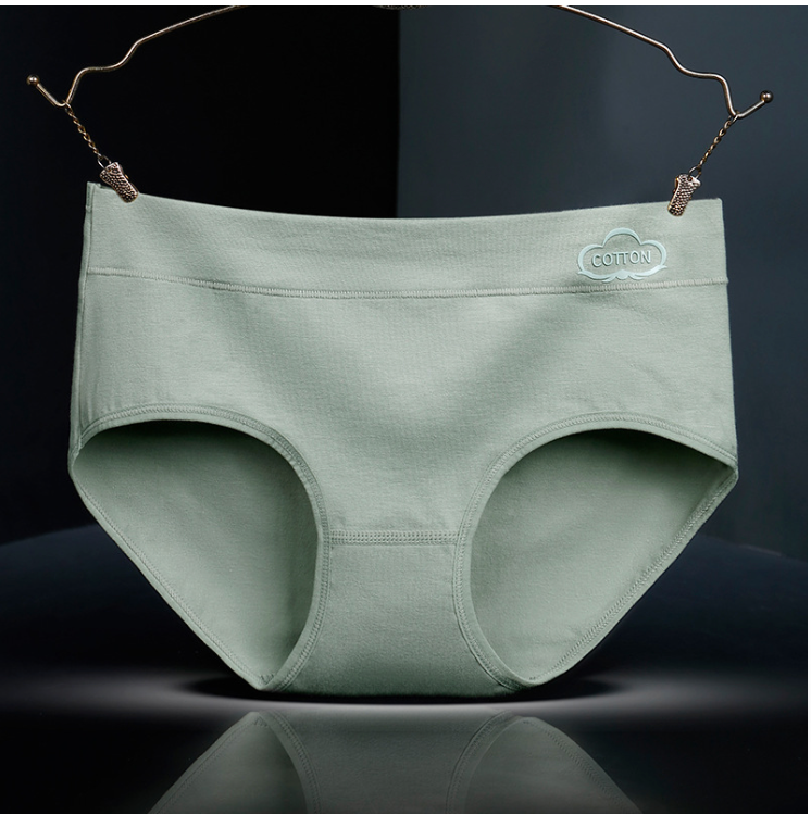 Graphène antibactérien femmes pur coton Panty femmes，Culotte en coton pur à taille moyenne pour femme-VH16