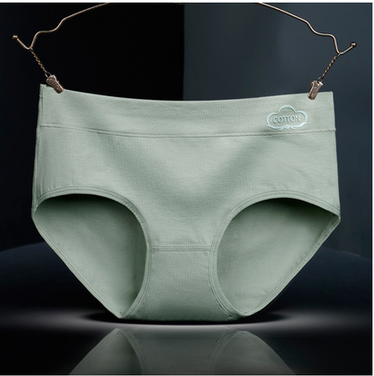 Graphène antibactérien femmes pur coton Panty femmes，Culotte en coton pur à taille moyenne pour femme-VH16