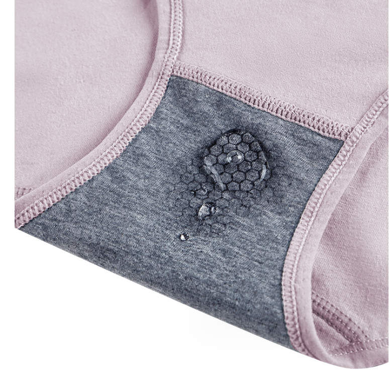 Graphène antibactérien femmes pur coton Panty femmes，Culotte en coton pur à taille moyenne pour femme-VH16