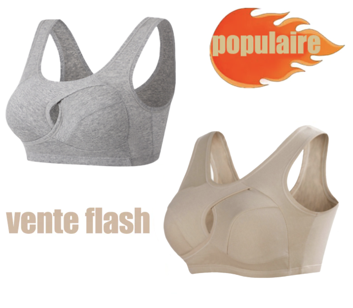 🎄Vente chaude de Noël 49% de réduction 🔥 Soutien - gorge sans fil anti - affaissement instantané en pur coton-BH55