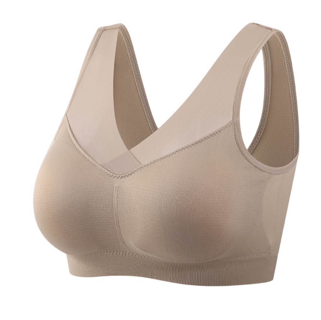 Soutien-gorge de sport sans armature pour femme en grande taille,  anti-affaissement-BH53
