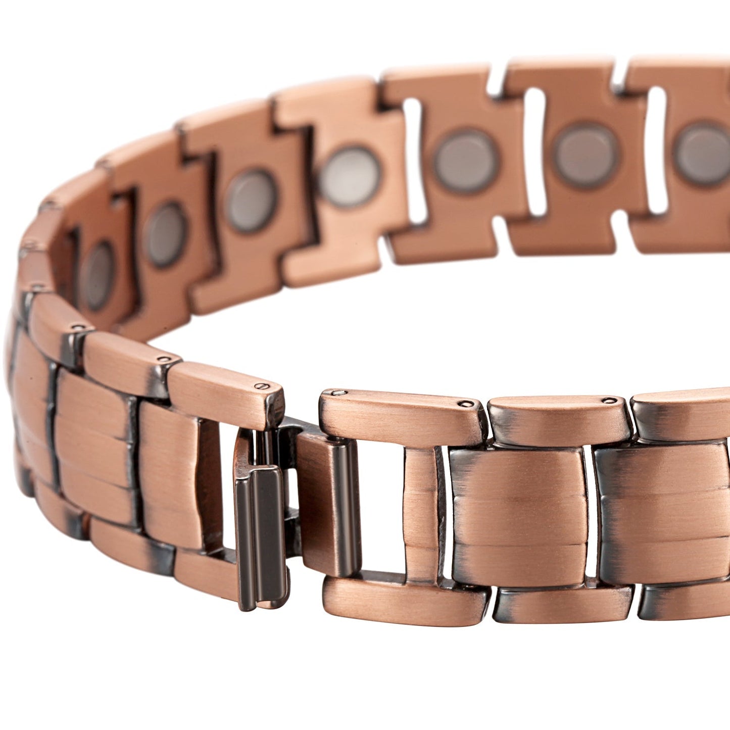 Bracelet magnétique en cuivre de traitement puissant pour hommes-BT091