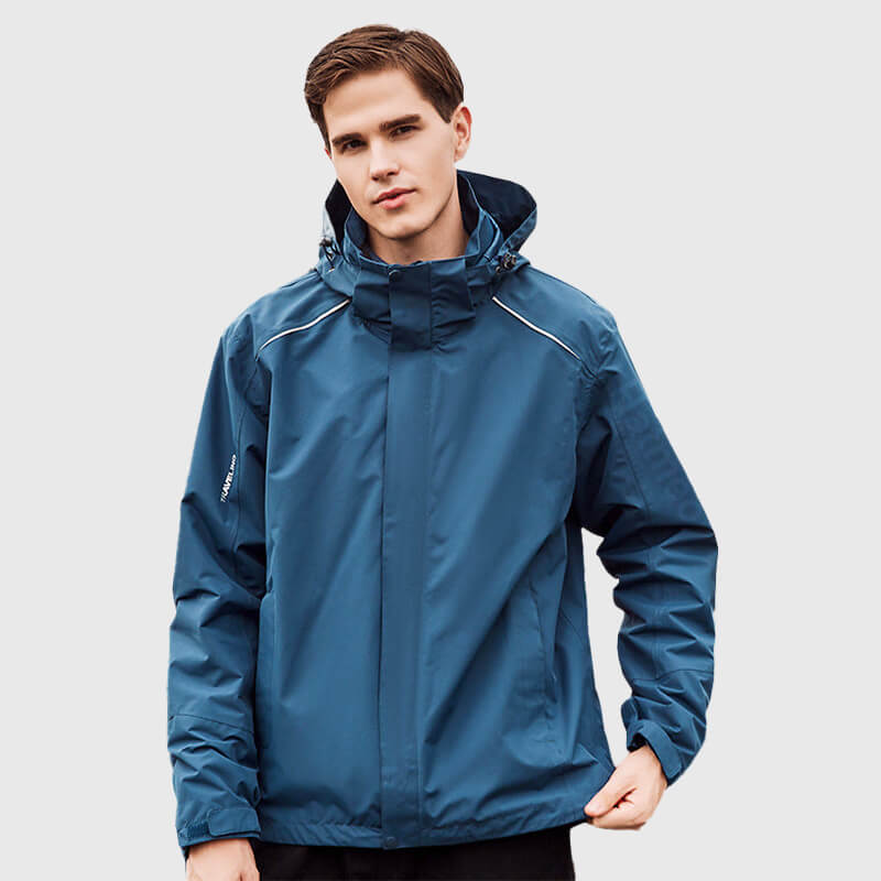 2023 nouveau Outdoor unisexe coupe - vent imperméable 2 en 1 veste jk01