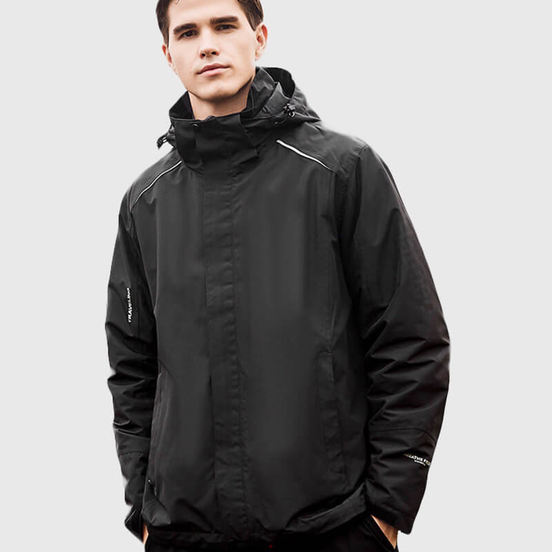 2023 nouveau Outdoor unisexe coupe - vent imperméable 2 en 1 veste jk01