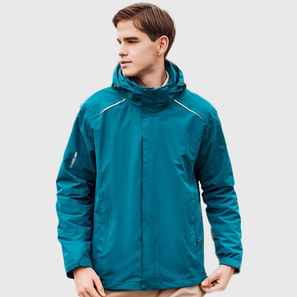 2023 nouveau Outdoor unisexe coupe - vent imperméable 2 en 1 veste jk01