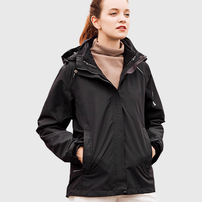 2023 nouveau Outdoor unisexe coupe - vent imperméable 2 en 1 veste jk01
