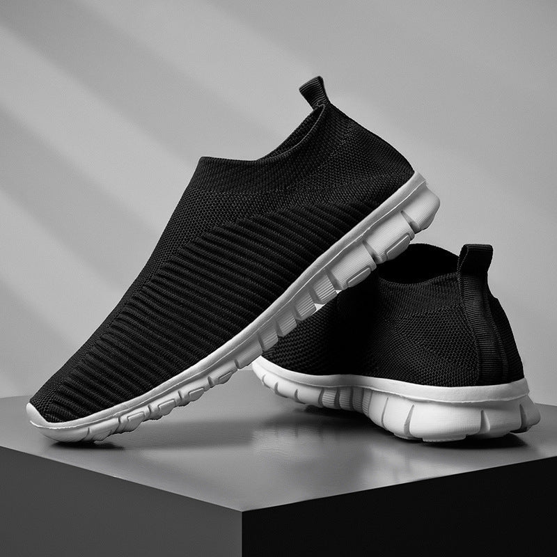 Chaussures de marche d'extérieur à enfiler unisexes (soutien de la voûte plantaire, anti-dérapant, correction de la posture, design à enfiler)